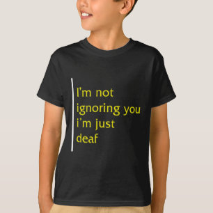 Awareness Month Asl Language Support Not Ignoring T-Shirt