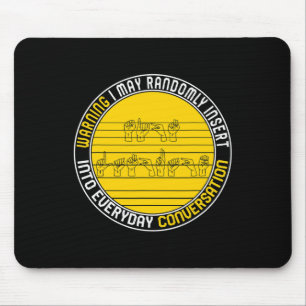 Awareness Month Asl Randomly Insert Love Deaf Comm Mouse Pad