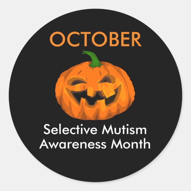 Awareness Month Classic Round Sticker (Front)