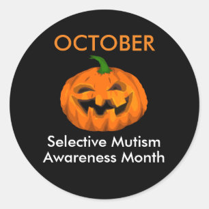 Awareness Month Classic Round Sticker