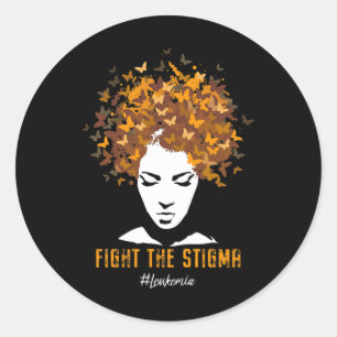 Awareness Month Fight The Stigma Women's Vintage  Classic Round Sticker