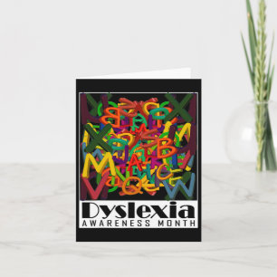 Awareness Month Funny Mixed Letters Card