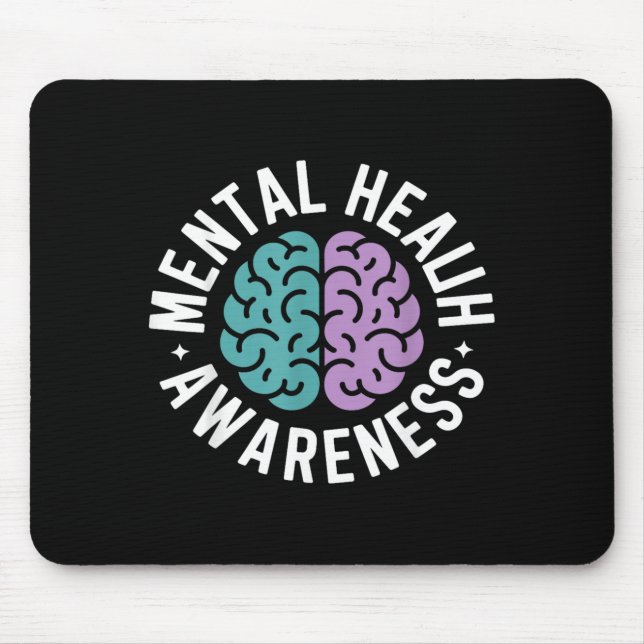 Awareness Month September Mental Awareness Digital Mouse Pad (Front)
