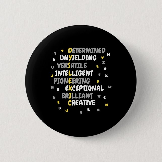 Awareness Month With Meaning  2 Inch Round Button (Front)