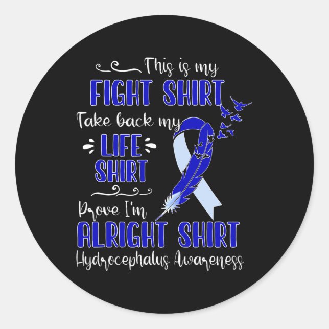 Awareness My Fight  Classic Round Sticker (Front)