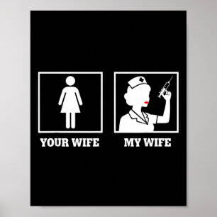 Awareness Nurse Design, Your Wife My Wife  Poster