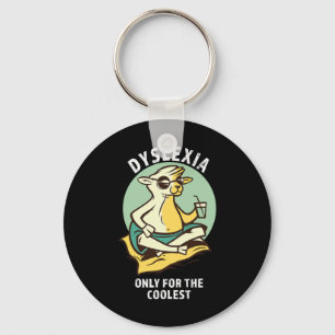 Awareness Only The Coolest Lama  Keychain