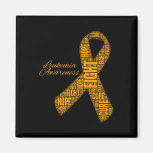 Awareness Orange Ribbon Fight Hope Cure  Magnet