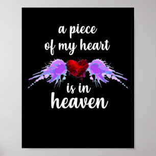 Awareness Piece Of My Heart In Heaven  Poster