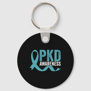 Awareness Polycystic Kidney Disease Warrior Fighte Keychain