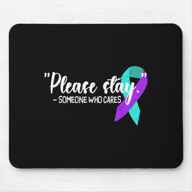 Awareness Prevention Support Survivor Month Design Mouse Pad (Front)