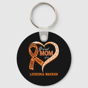 Awareness Proud Mom Of A Leukaemia Warrior 1 Keychain