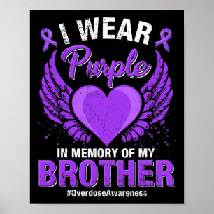 Awareness Purple Memory Of My Brother 2  Poster