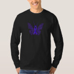 Awareness Purple Ribbon  Fight Hope Cure Butterfly T-Shirt<br><div class="desc">Awareness Purple Ribbon  Fight Hope Cure Butterfly</div>