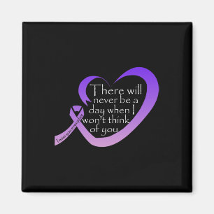 Awareness Purple Ribbon Magnet