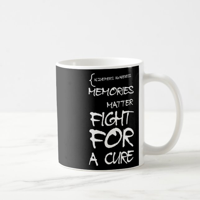 Awareness Purple Ribbon Support Month Design  Coffee Mug (Right)
