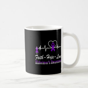 Awareness Purple Ribbon The End Of Heimer's  Coffee Mug