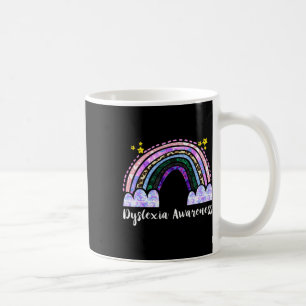 Awareness Rainbow Dyslexic Reading Therapy Coffee Mug