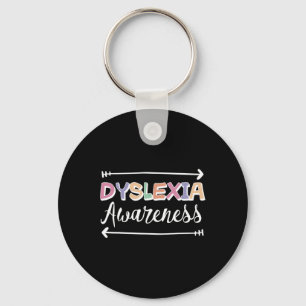 Awareness Reading Disorder Disability Spelling Keychain