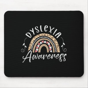 Awareness Reading Disorder Dyslexia Therapist Mouse Pad