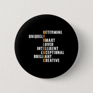 Awareness Reading Disorder Learning Disability 2  Inch Round Button