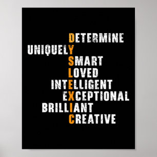 Awareness Reading Disorder Learning Disability 2 Poster