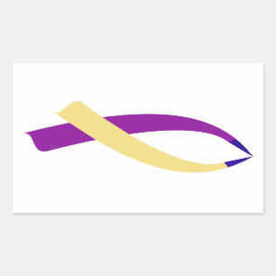 Awareness Ribbon (Bladder Cancer) Sticker