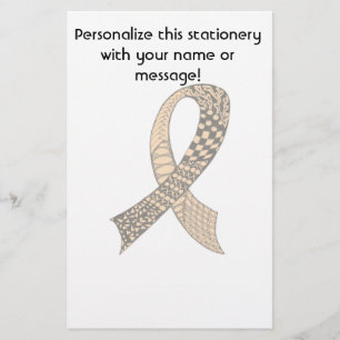 Awareness Ribbon Custom Colours Stationery