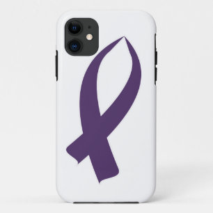 Awareness Ribbon (Purple) iPhone 11 Case