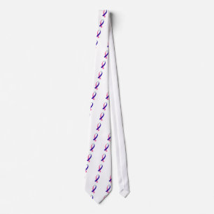 Awareness Ribbon (Thyroid Cancer) Tie