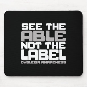 Awareness See The Able Not The Label Teacher Mouse Pad