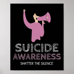 Awareness Shatter The Silence Walk Poster