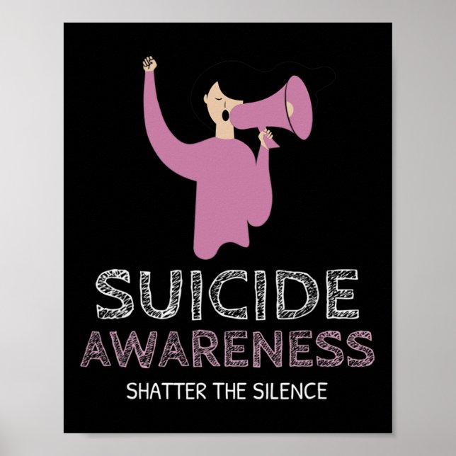 Awareness Shatter The Silence Walk  Poster (Front)