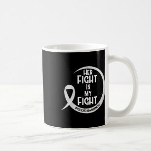 Awareness Silver Ribbon Her Fight Is My Fight Coffee Mug