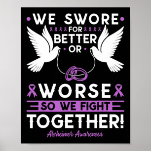 Awareness Spouse Husband Wife Support Poster