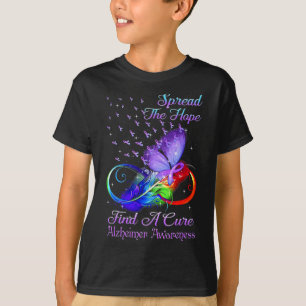 Awareness Spread The Hope Heimer Butterfly  T-Shirt