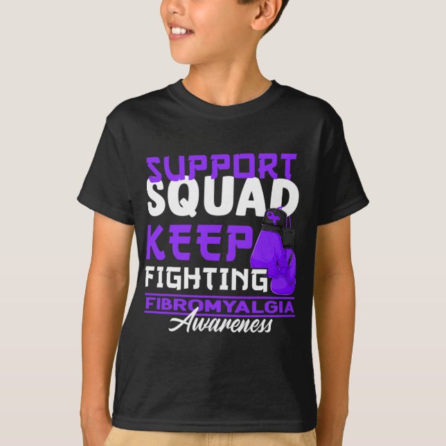 Awareness Squad I Chronic Pain Response Fibromyalg T-Shirt (Front)