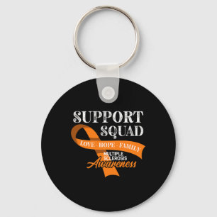 Awareness Squad I Ed Ms Multiple Sclerosis 1 Keychain