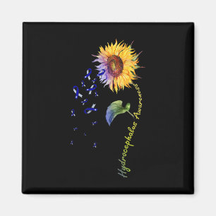 Awareness Sunflower  Magnet