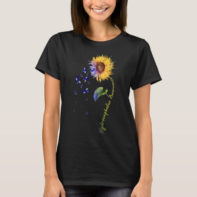 Awareness Sunflower  T-Shirt (Front)