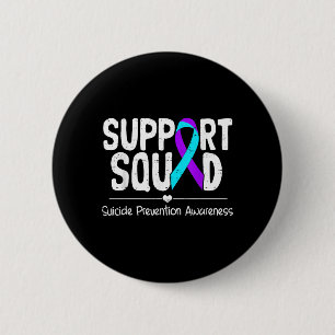 Awareness Support Band For Men Women Children Teal 2 Inch Round Button