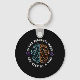 Awareness Support Month Memories Problem End Keychain