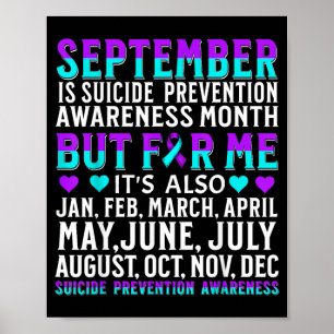 Awareness Support Prevention Awareness Month Poster