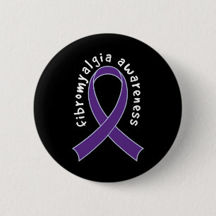 Awareness Support Ribbon  2 Inch Round Button