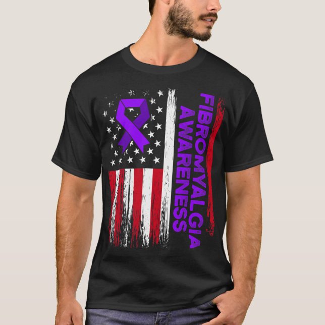 Awareness Survivor Proud Warrior 1  T-Shirt (Front)