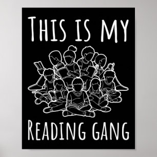 Awareness - This Is My Reading Gang Funny Dyslexia Poster