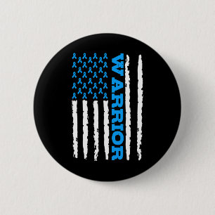 Awareness Usa American Flag  2 Inch Round Button