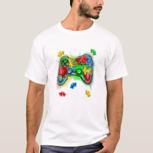Awareness Video Game Controller  T-Shirt