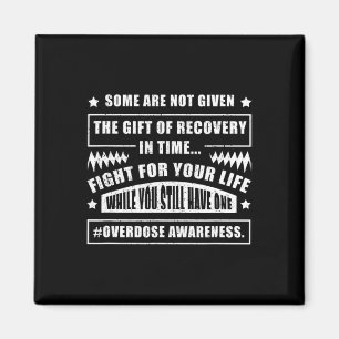Awareness Warrior Addiction Survivor Support Fight Magnet