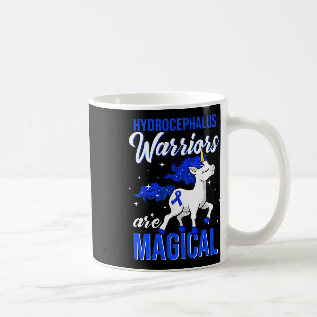 Awareness Warrior Fun Unicorn  Coffee Mug (Right)
